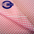 cotton polyester knitted honeycomb interlock fabric
 